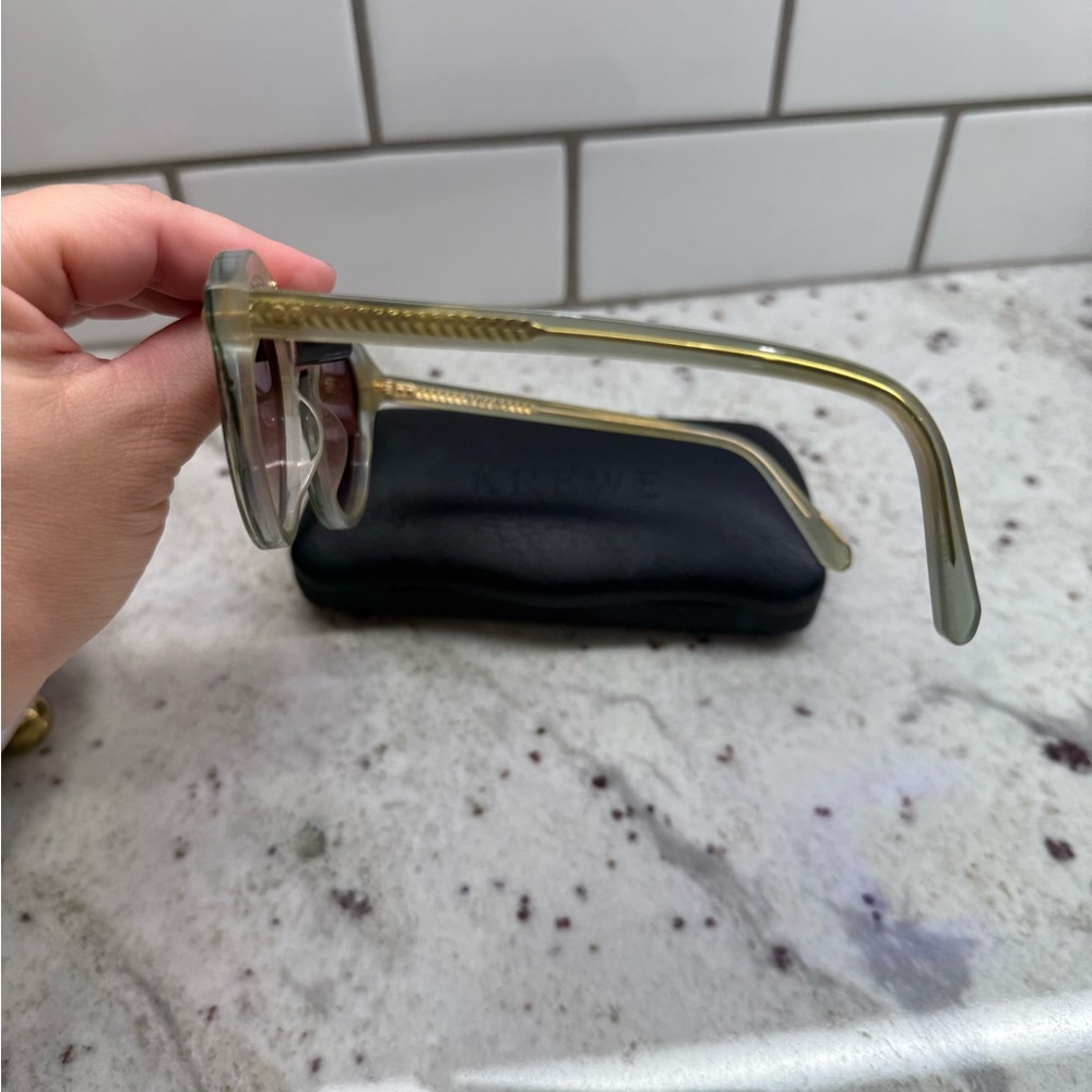 KREWE Olive Sunglasses with Brown Lenses - Picture 4 of 4